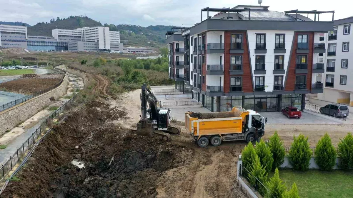Ordu Şehir Hastanesi’ne Yeni Yol Güzergahı Çalışmaları Başladı