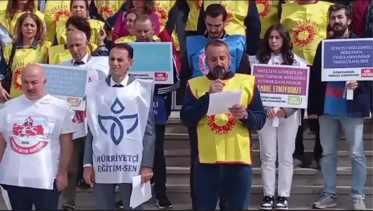 Tokat’ta Öğretmenlerden Kanun Teklifine Tepki