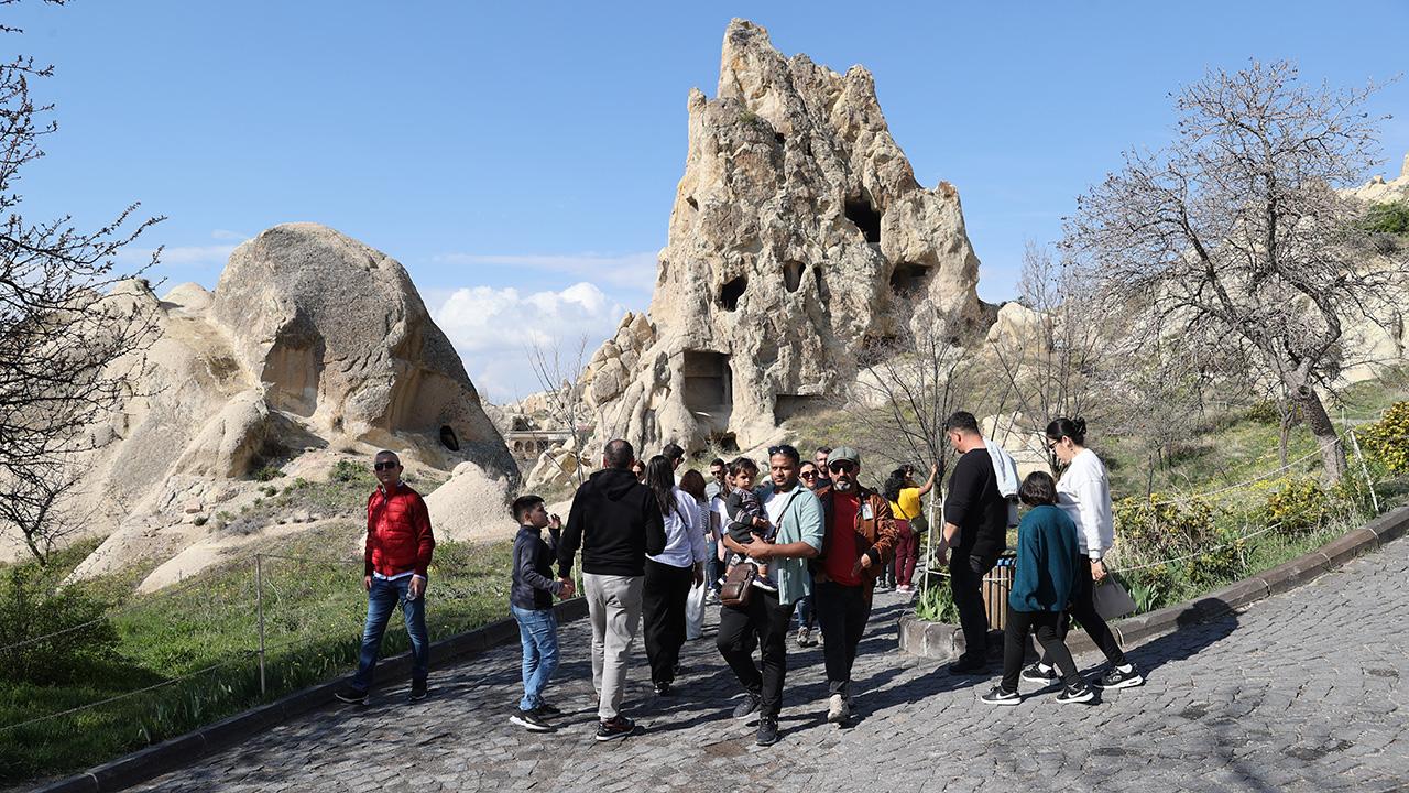Kapadokya’ya bayram tatilinde yoğun ilgi